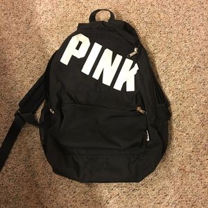 Pink Victoria’s Secret backpack